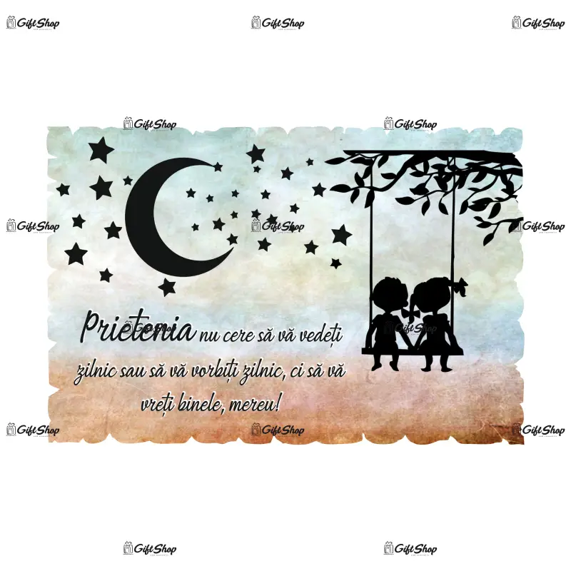 Prietenia nu cere sa va vedeti, magnet frigider mgs047